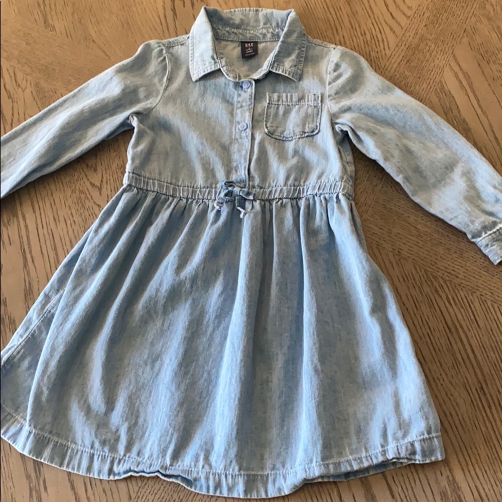 Gap dresses (denim and plaid pink) - Picture 3 of 3